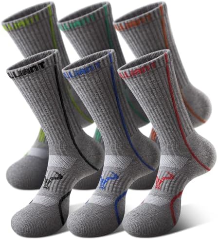 6Pack Compression Crew Socks