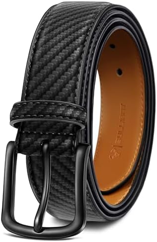 Men Belt-Leather Belt 7 Holes Comfortable