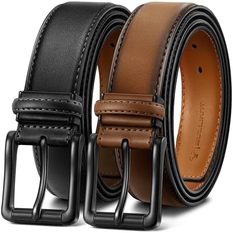 Men Belt Multi Pack, Adjustable Leather Belt