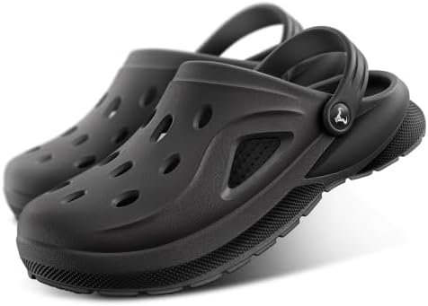 Men Clogs Mules Sandals Unisex Cushioned Footbed