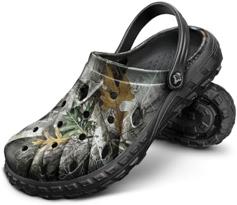 Men Clogs Mules Sandals Unisex Cushioned Footbed