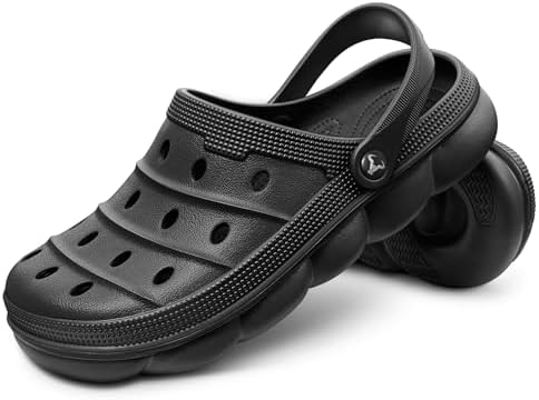 Men Clogs Mules Sandals Unisex Cushioned Footbed