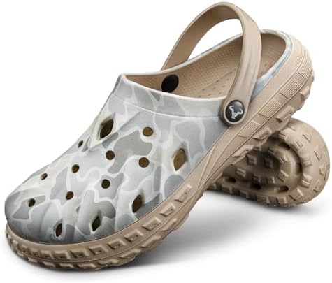 Men Clogs Mules Sandals Unisex Cushioned Footbed