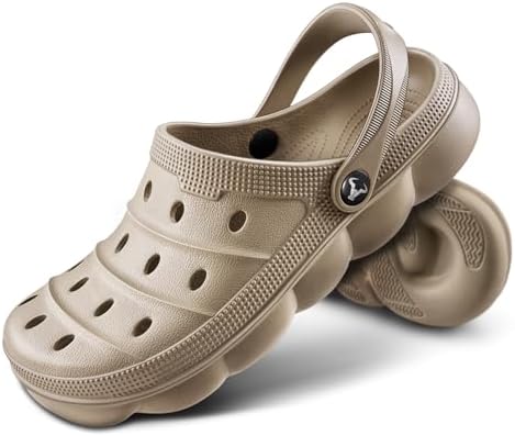 Men Clogs Mules Sandals Unisex Cushioned Footbed