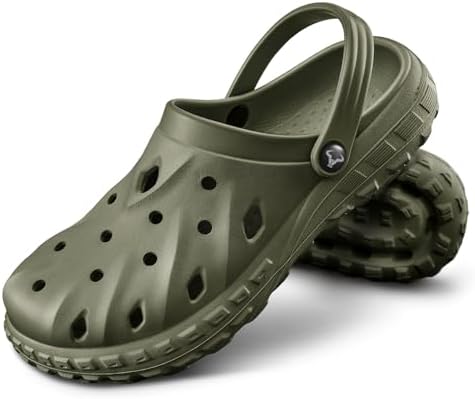 Men Clogs Mules Sandals Unisex Cushioned Footbed