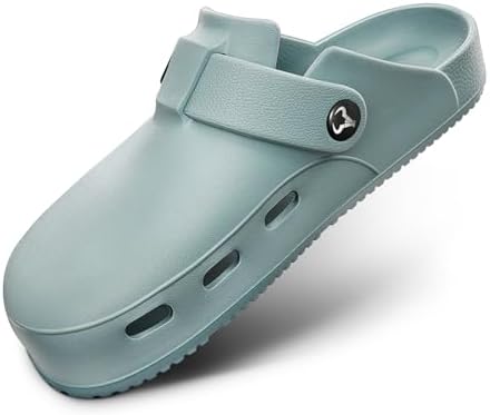 Men Clogs Mules Sandals Unisex Cushioned Footbed