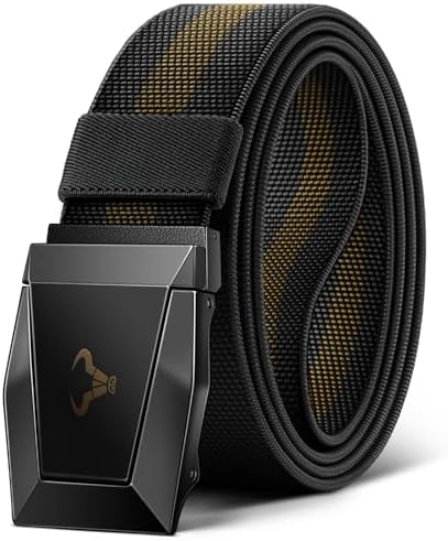 Men Stretch Tactical Web Belt 1.5″-Adjustable Fit-Quick Release