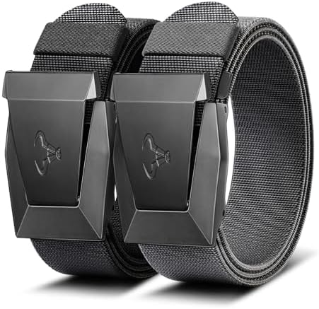 Men Stretch Tactical Web Belt MultiPack 1.5″-Adjustable Fit