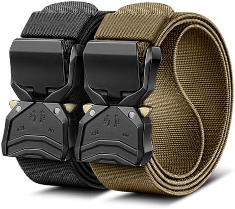 Men Stretch Tactical Web Belt MultiPack 1.5″-Adjustable Fit