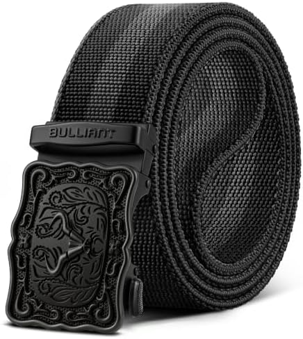 Men Western Ratchet Stretch Web Belt-Trimmable 1 1/2″