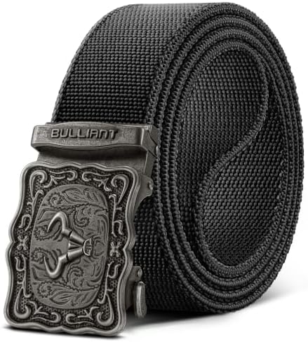 Men Western Ratchet Stretch Web Belt-Trimmable 1 1/2″