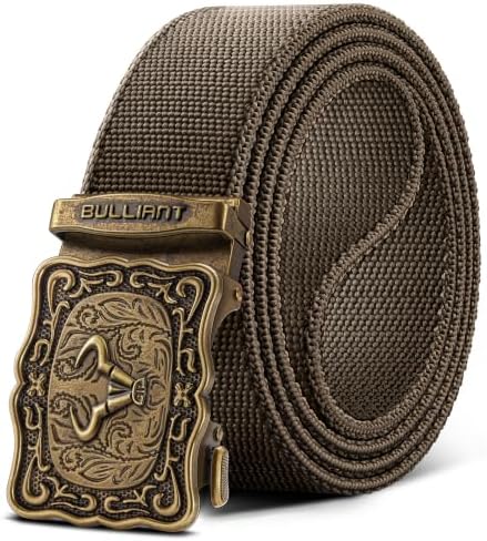 Men Western Ratchet Stretch Web Belt-Trimmable 1 1/2″