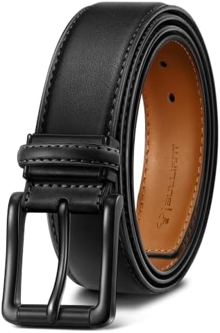 Men's Trimmable Leather Belt 1 3/8″