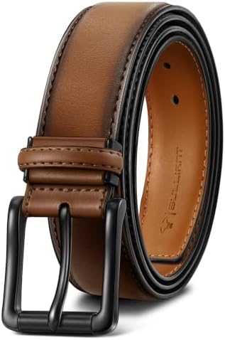 Men's Trimmable Leather Belt 1 3/8″