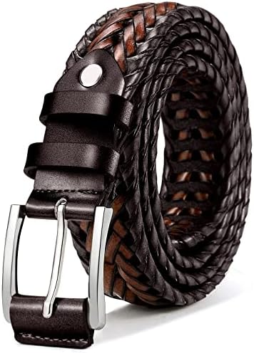 Mens/Women belts, Leather Woven braided belts