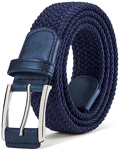 Men's Woven Braided Stretch Web Golf Belt 1 3/8″