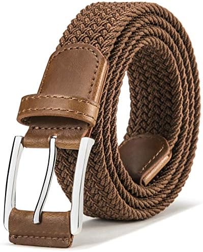 Men's Woven Braided Stretch Web Golf Belt 1 3/8″
