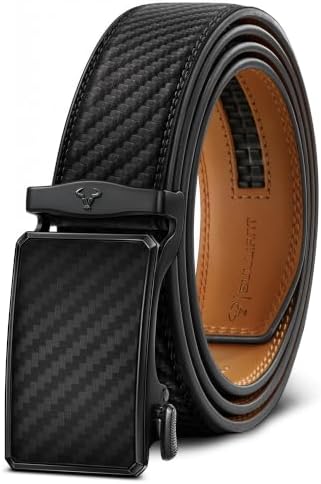 Ratchet Leather Belt For Men True-to-size 1 3/8″