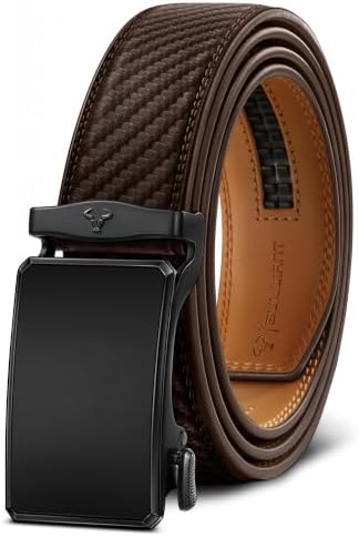 Ratchet Leather Belt For Men True-to-size 1 3/8″