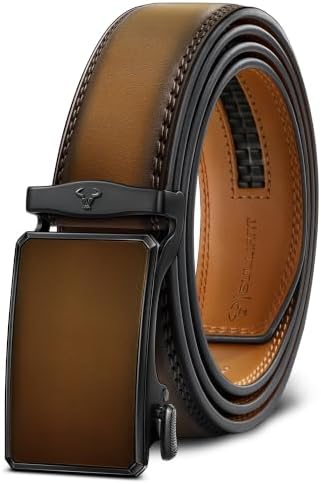 Ratchet Leather Belt For Men True-to-size 1 3/8″