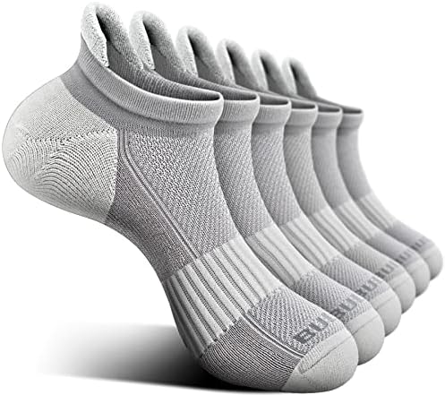Socks For Women 6Pairs-Womens Athletic Ankle Socks No Show