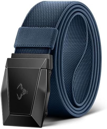 Stretch Tactical Web Belt For Men-Trimmable 1.5″-Adjustable Fit