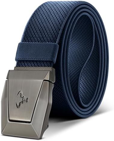 Stretch Tactical Web Belt For Men-Trimmable 1.5″-Adjustable Fit