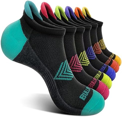 Women Athletic Ankle Running Socks Multi-Pack Cushioned No Show