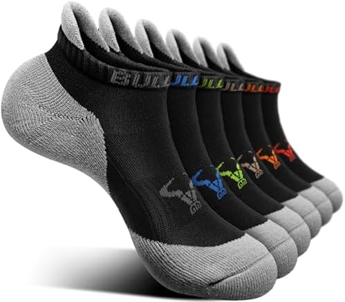 Women Athletic Ankle Running Socks Multi-Pack Cushioned No Show