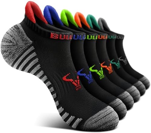 Women Athletic Ankle Running Socks Multi-Pack Cushioned No Show
