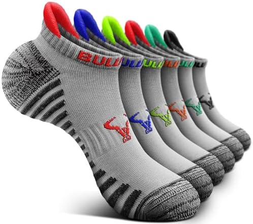 Women Athletic Ankle Running Socks Multi-Pack Cushioned No Show