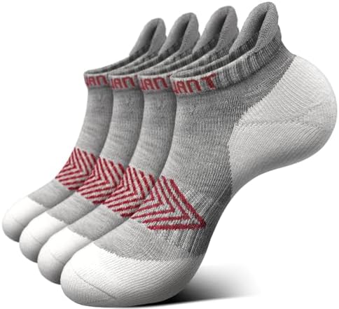 Women Athletic Ankle Running Socks Multi-Pack Cushioned No Show