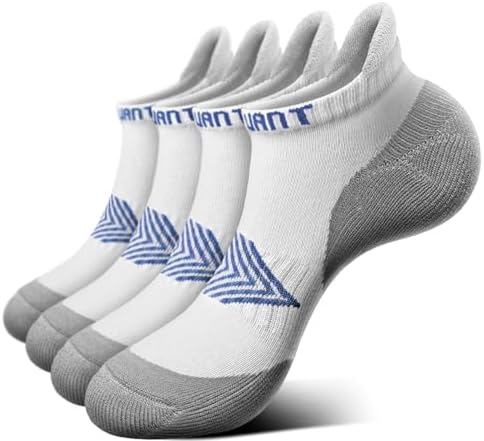 Women Athletic Ankle Running Socks Multi-Pack Cushioned No Show