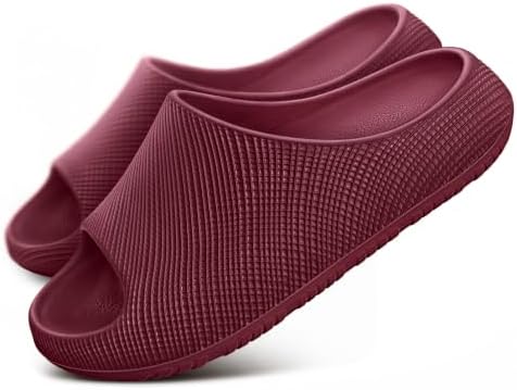Women slide sandals Shower Massage Slippers Cushioned Footbed