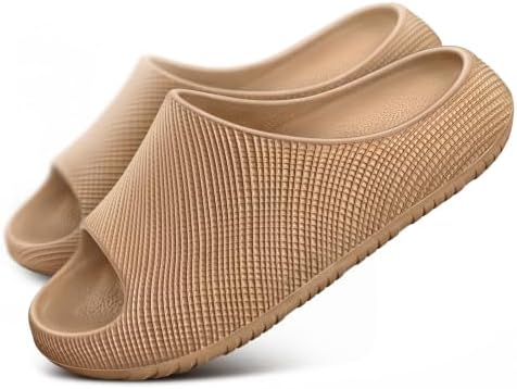Women slide sandals Shower Massage Slippers Cushioned Footbed