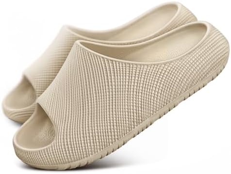 Women slide sandals Shower Massage Slippers Cushioned Footbed