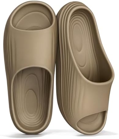 Women slide sandals Shower Massage Slippers Cushioned Footbed